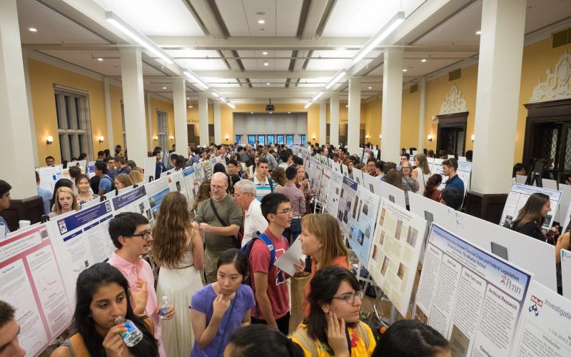 Wide view of CURF research expo